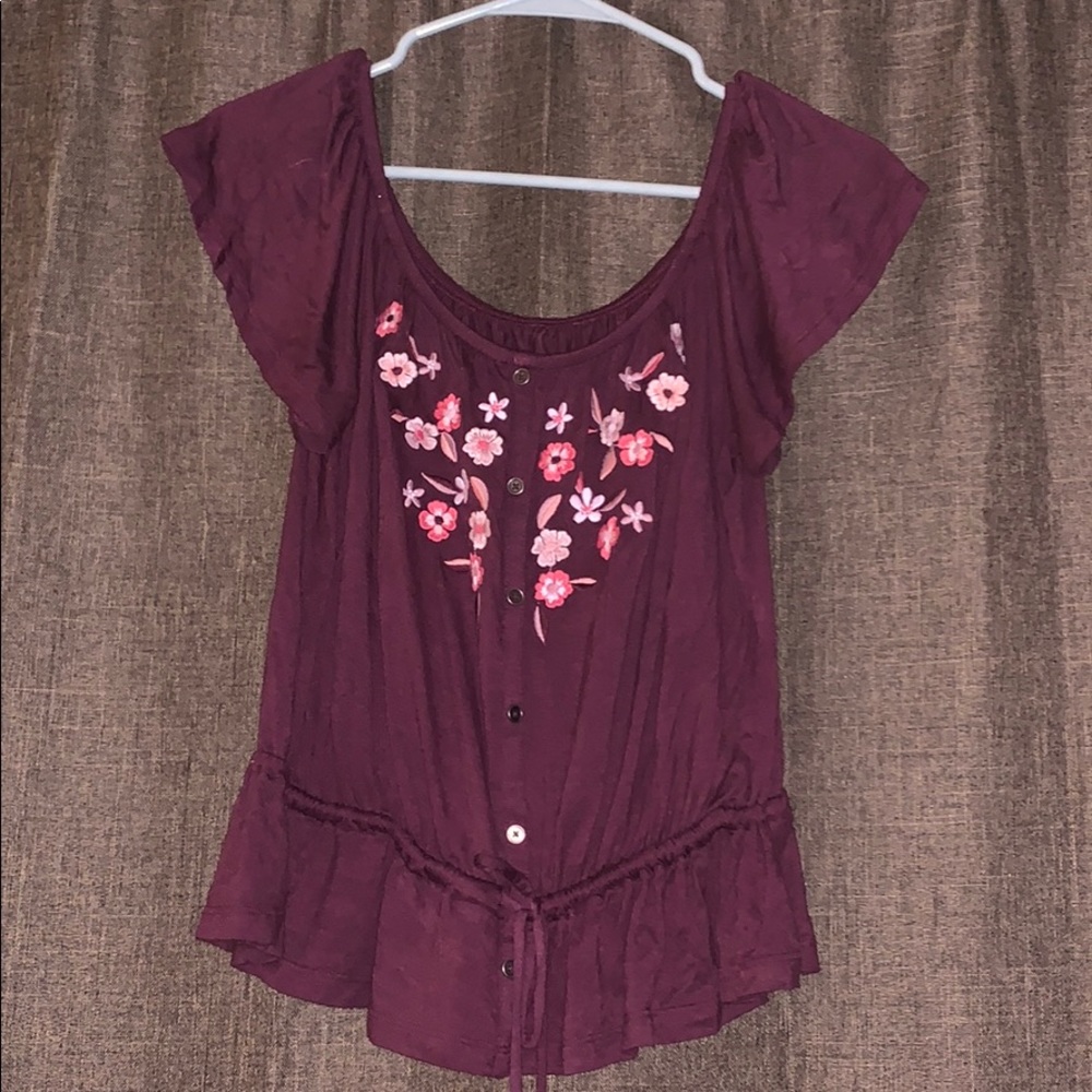 Aeropostale floral shirt